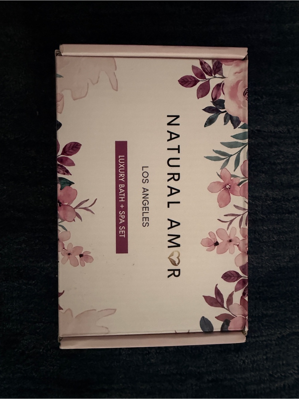 Natural Amor Pink Luxury Bath & Spa Set